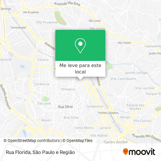 Rua Florida mapa