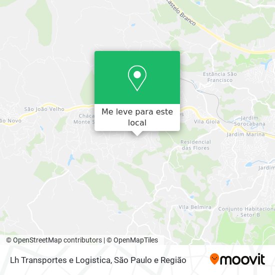 Lh Transportes e Logistica mapa