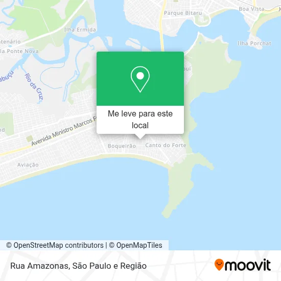 Rua Amazonas mapa