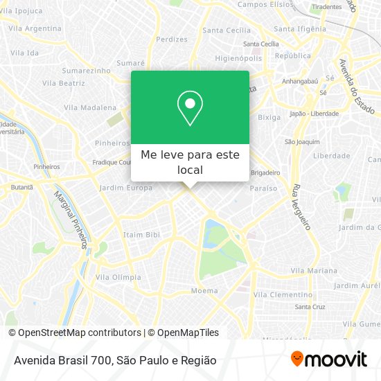 Avenida Brasil 700 mapa