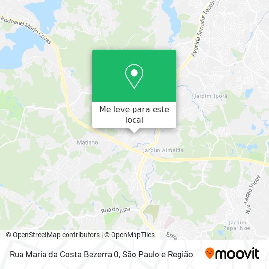 Rua Maria da Costa Bezerra 0 mapa