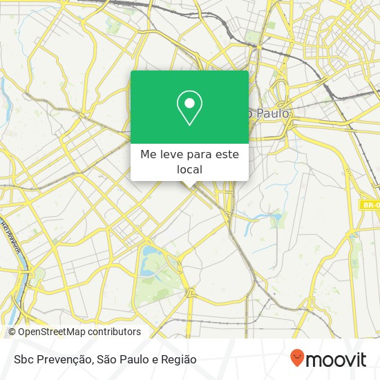 Sbc Prevenção mapa