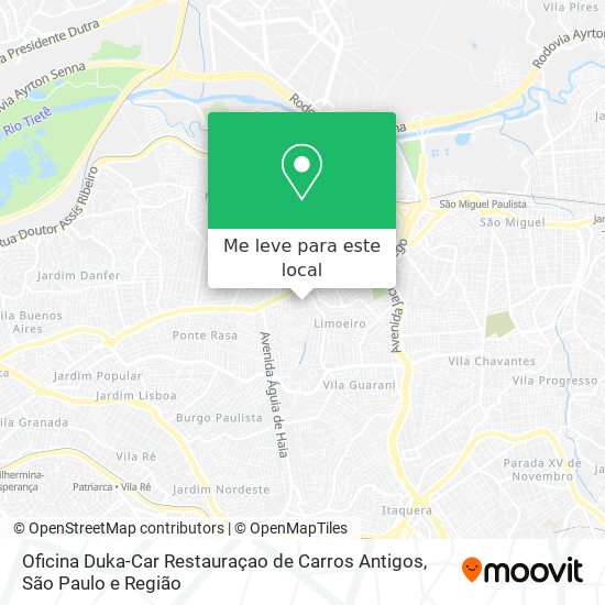 Oficina Duka-Car Restauraçao de Carros Antigos mapa