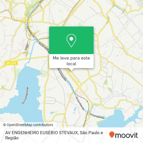 AV ENGENHEIRO EUSÉBIO STEVAUX mapa
