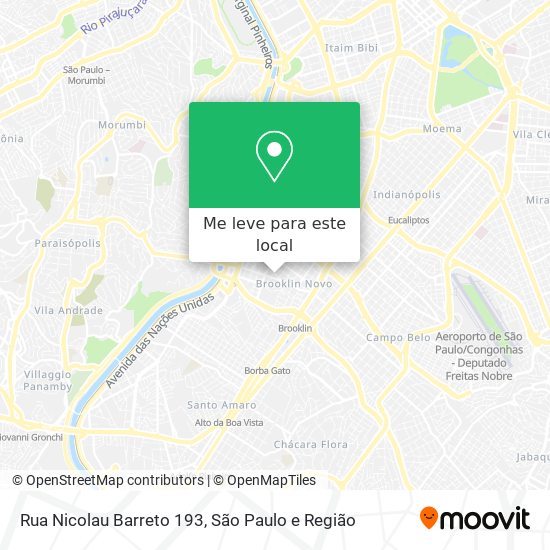 Rua  Nicolau Barreto  193 mapa