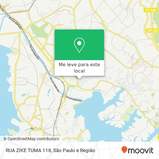 RUA ZIKE TUMA  118 mapa