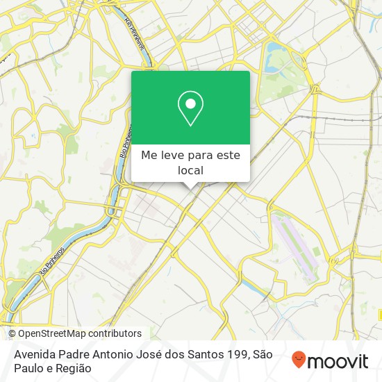Avenida Padre Antonio José dos Santos   199 mapa