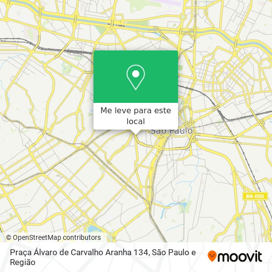 Praça Álvaro de Carvalho Aranha 134 mapa
