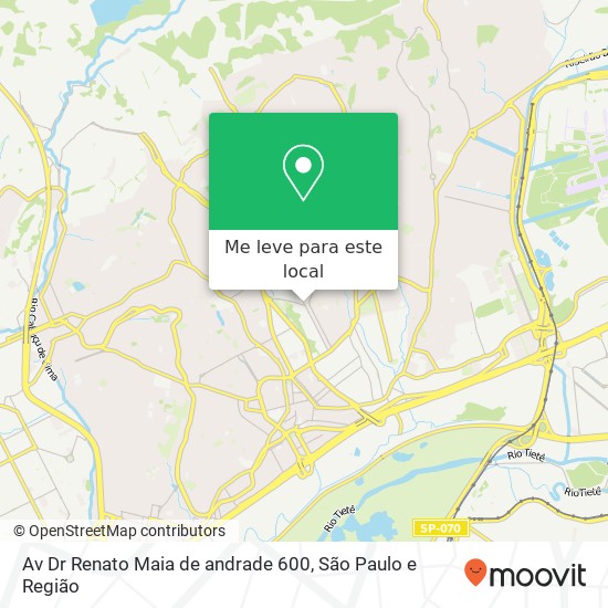 Av  Dr Renato Maia de andrade 600 mapa