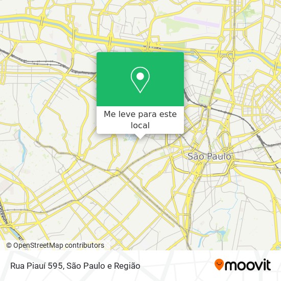 Rua Piauí 595 mapa