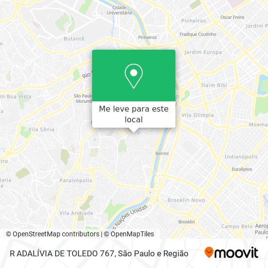 R ADALÍVIA DE TOLEDO 767 mapa