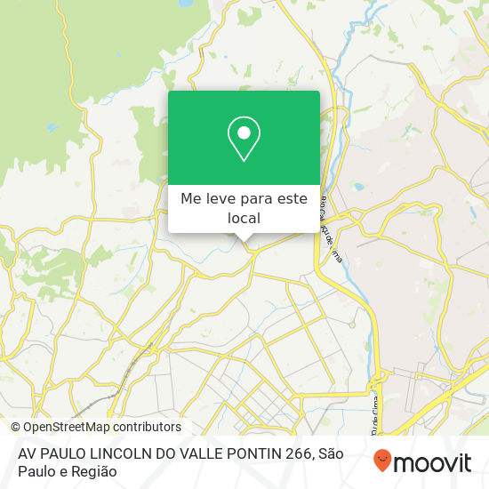 AV PAULO LINCOLN DO VALLE PONTIN 266 mapa
