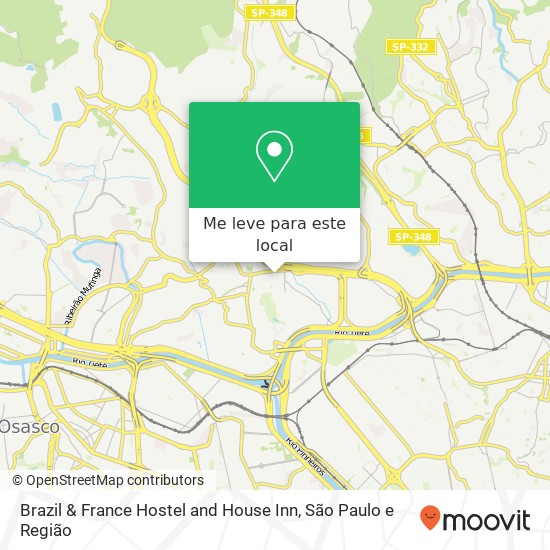 Brazil & France Hostel and House Inn mapa