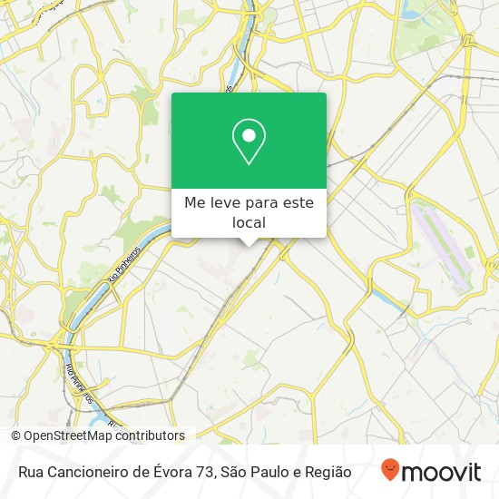 Rua Cancioneiro de Évora 73 mapa