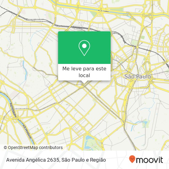 Avenida Angélica 2635 mapa