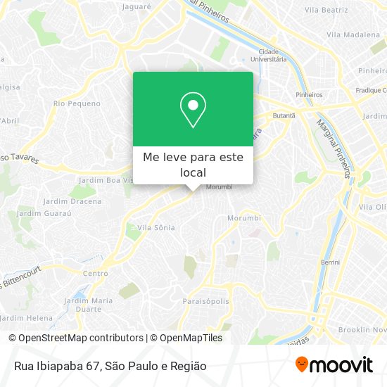 Rua Ibiapaba 67 mapa