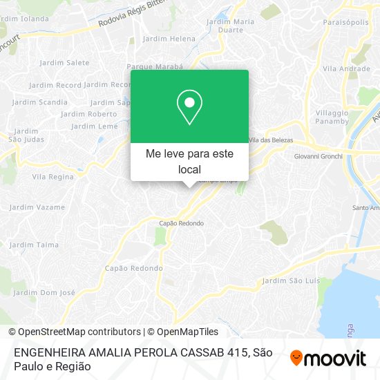 ENGENHEIRA AMALIA PEROLA CASSAB 415 mapa