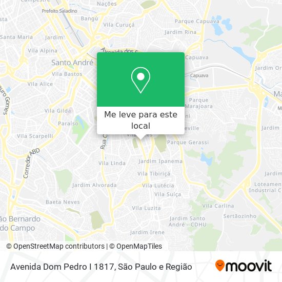 Avenida Dom Pedro I 1817 mapa