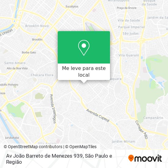 Av João Barreto de Menezes  939 mapa