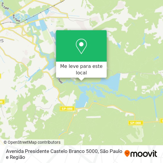 Avenida Presidente Castelo Branco 5000 mapa
