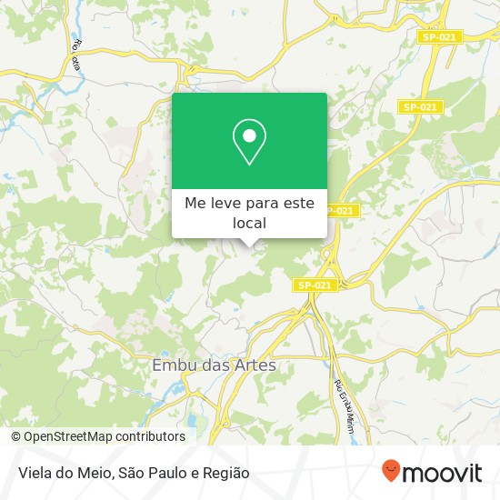 Viela do Meio mapa