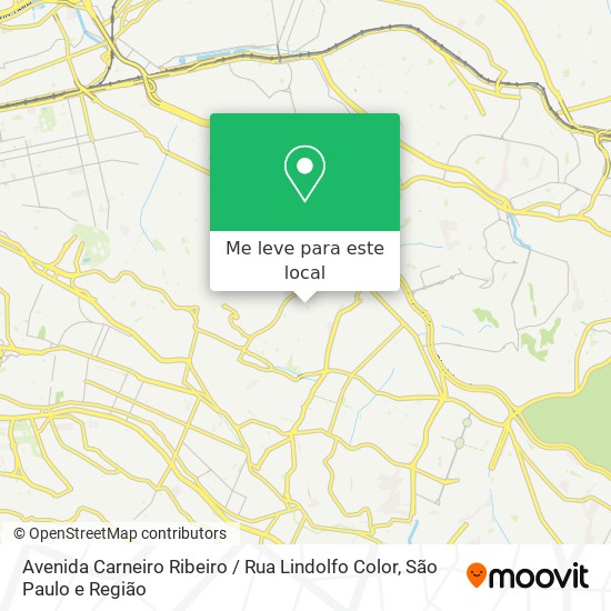 Avenida Carneiro Ribeiro / Rua Lindolfo Color mapa