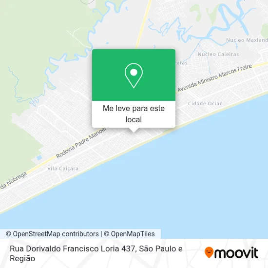 Rua Dorivaldo Francisco Loria 437 mapa