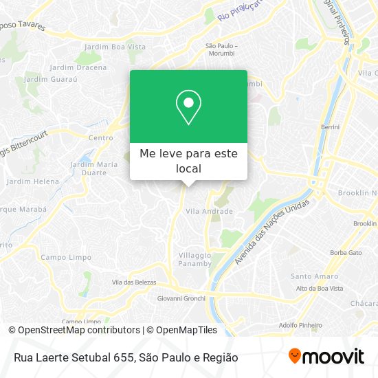 Rua  Laerte Setubal  655 mapa