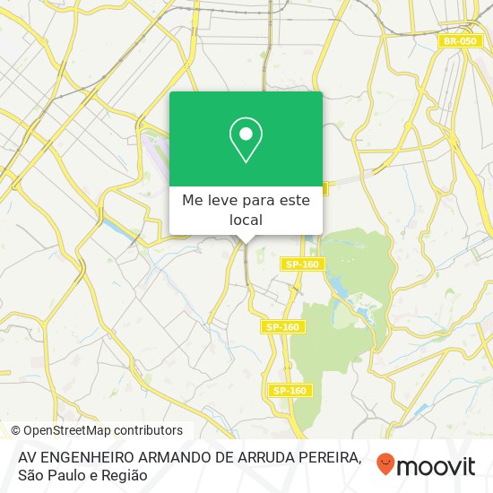 AV ENGENHEIRO ARMANDO DE ARRUDA PEREIRA mapa