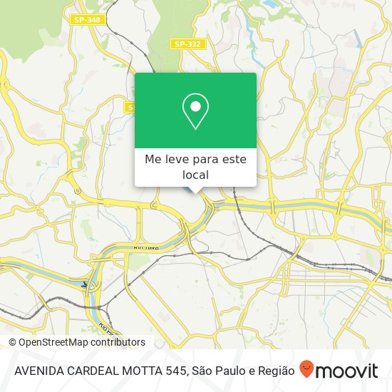 AVENIDA CARDEAL MOTTA 545 mapa