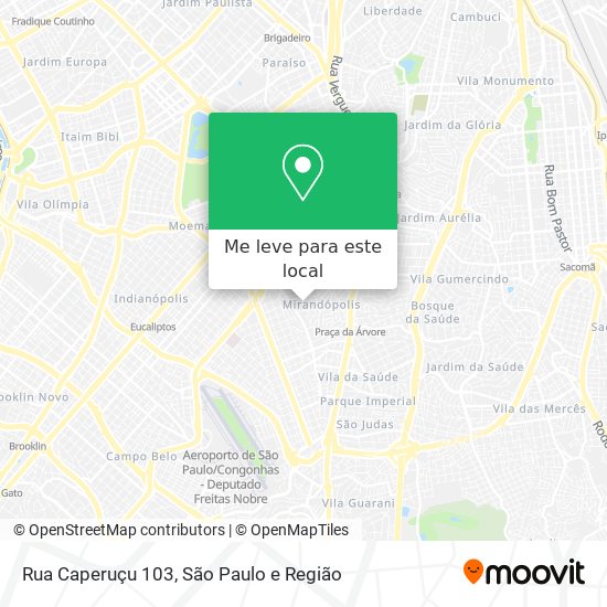 Rua Caperuçu 103 mapa