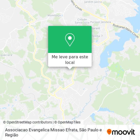 Associacao Evangelica Missao Efrata mapa