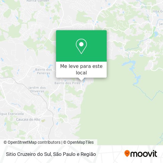 Sitio Cruzeiro do Sul mapa