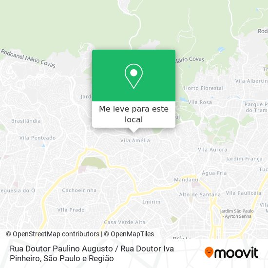 Rua Doutor Paulino Augusto / Rua Doutor Iva Pinheiro mapa