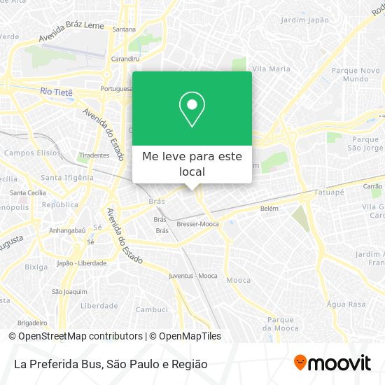 La Preferida Bus mapa