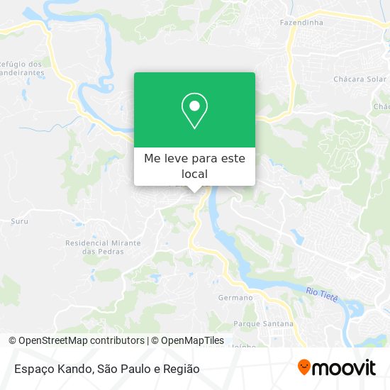 Espaço Kando mapa
