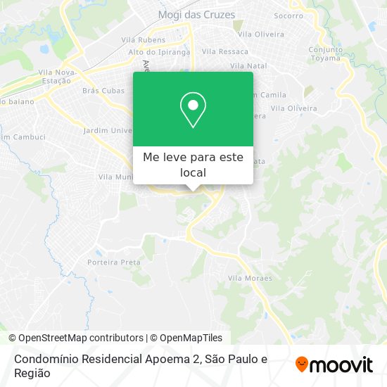Condomínio Residencial Apoema 2 mapa