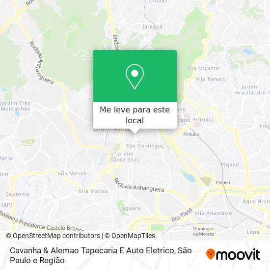 Cavanha & Alemao Tapecaria E Auto Eletrico mapa