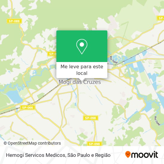 Hemogi Servicos Medicos mapa