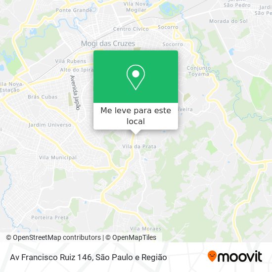 Av  Francisco Ruiz  146 mapa