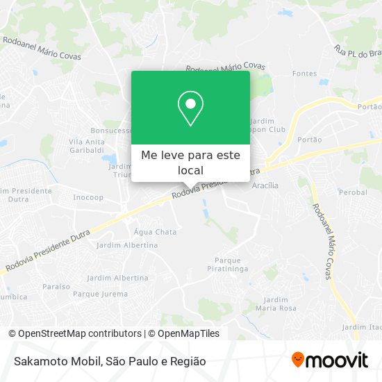 Sakamoto Mobil mapa