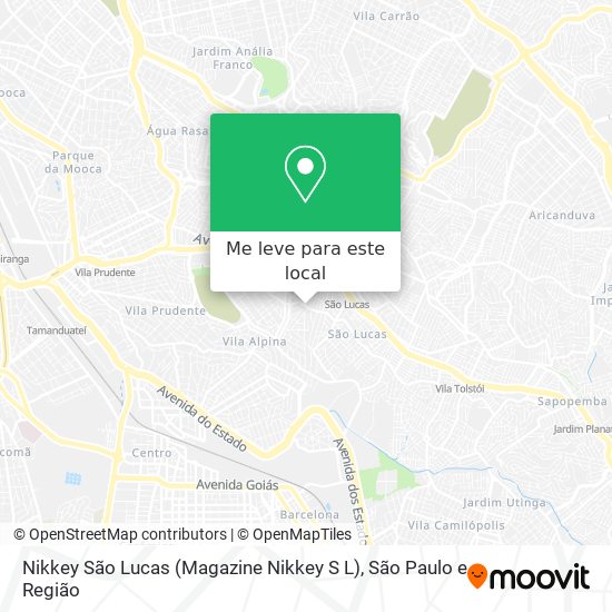 Nikkey São Lucas (Magazine Nikkey S L) mapa