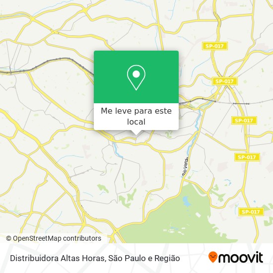 Distribuidora Altas Horas mapa