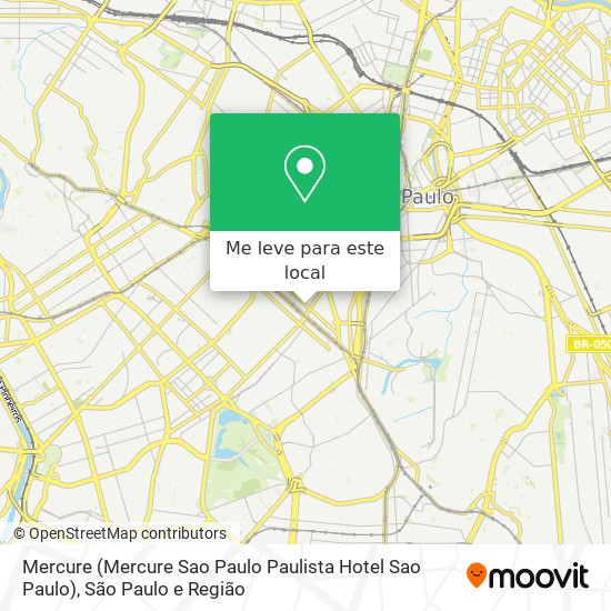 Mercure (Mercure Sao Paulo Paulista Hotel Sao Paulo) mapa