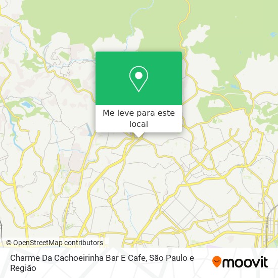 Charme Da Cachoeirinha Bar E Cafe mapa