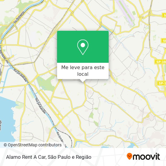 Alamo Rent A Car mapa