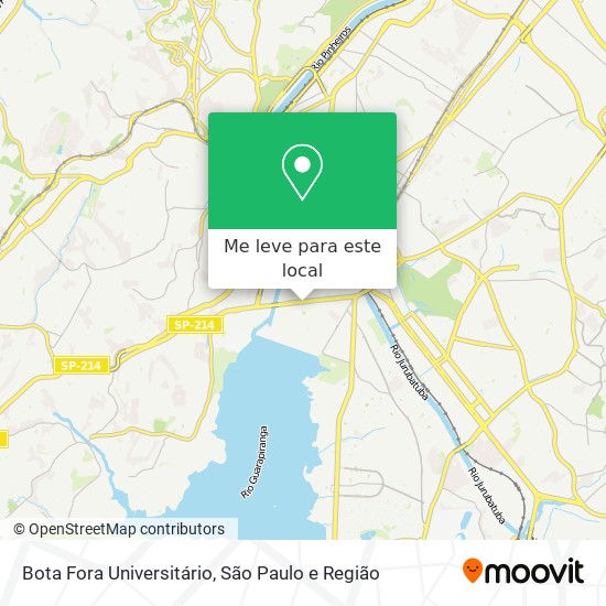 Bota Fora Universitário mapa