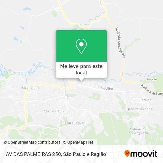 AV DAS PALMEIRAS 250 mapa