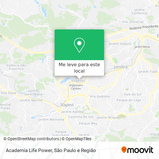 Academia Life Power mapa