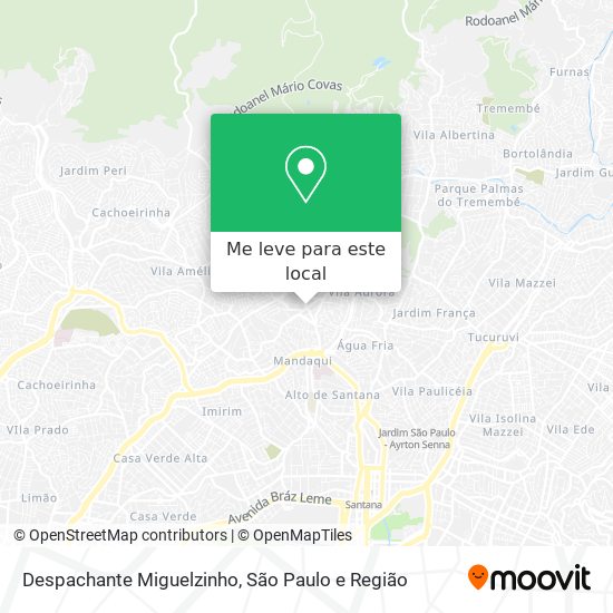 Despachante Miguelzinho mapa